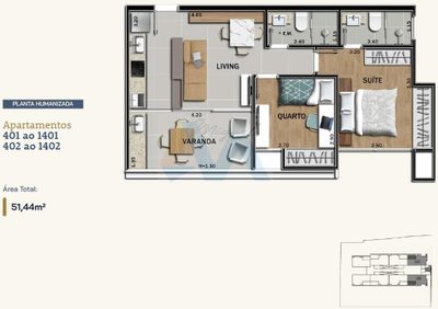Apartamento, 2 quartos - Foto 5