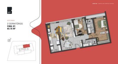 Apartamento, 2 quartos, 83 m² - Foto 4