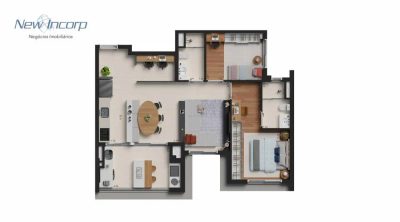 Apartamento, 3 quartos, 83 m² - Foto 3