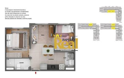 Apartamento, 2 quartos, 34 m² - Foto 4