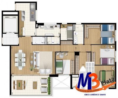 Apartamento, 4 quartos, 130 m² - Foto 3