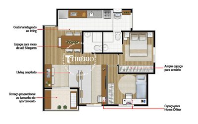 Apartamento, 3 quartos, 64 m² - Foto 5