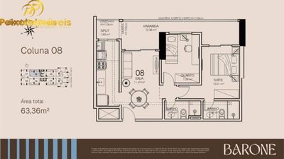 Apartamento, 63 m² - Foto 2