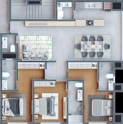 Apartamento, 3 quartos, 202 m² - Foto 3