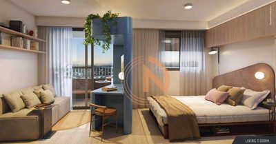 Apartamento, 1 quarto, 28 m² - Foto 2