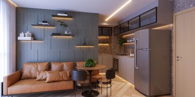 Apartamento, 1 quarto, 34 m² - Foto 2