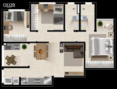 Apartamento, 3 quartos, 71 m² - Foto 5