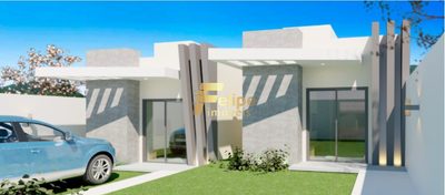 Casa, 3 quartos, 90 m² - Foto 1