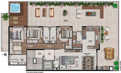 Apartamento, 3 quartos, 156 m² - Foto 3