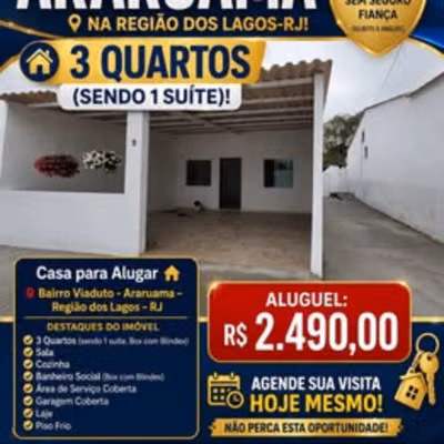 Casa, 3 quartos, 75 m² - Foto 1
