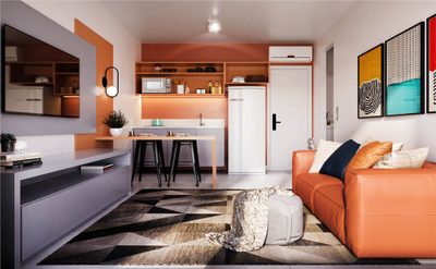 Apartamento, 1 quarto, 21 m² - Foto 2