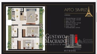 Apartamento, 2 quartos, 64 m² - Foto 3