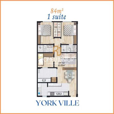 Apartamento, 2 quartos, 83 m² - Foto 3