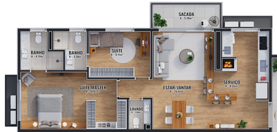 Apartamento, 2 quartos, 96 m² - Foto 4