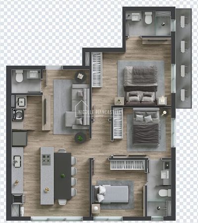 Apartamento, 3 quartos, 84 m² - Foto 4