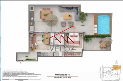 Apartamento, 1 quarto, 34 m² - Foto 5
