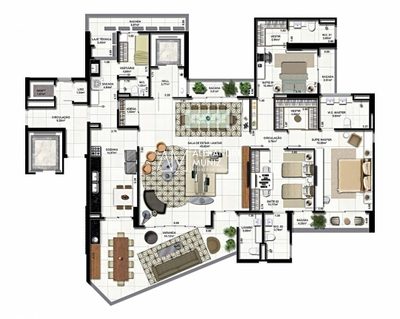 Apartamento, 4 quartos, 231 m² - Foto 4