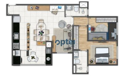 Apartamento, 2 quartos, 62 m² - Foto 3