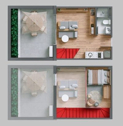 Apartamento, 1 quarto, 33 m² - Foto 2