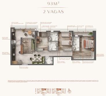 Apartamento, 3 quartos, 93 m² - Foto 3