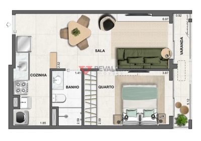 Cobertura, 2 quartos, 104 m² - Foto 3