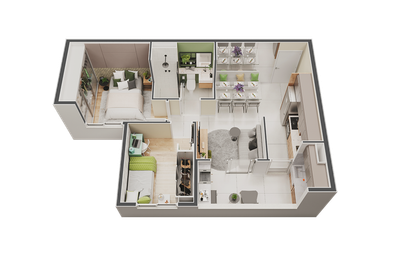 Apartamento, 2 quartos, 41 m² - Foto 3