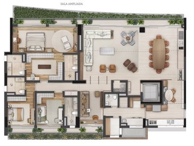 Cobertura, 4 quartos, 609 m² - Foto 3