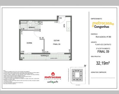 Apartamento, 1 quarto, 32 m² - Foto 2