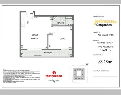 Apartamento, 1 quarto, 32 m² - Foto 3