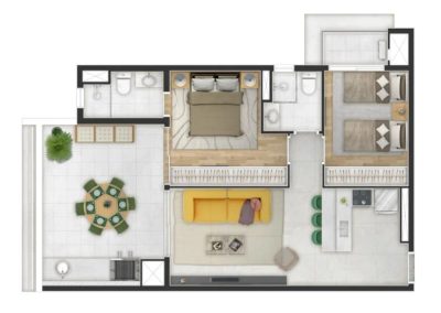 Apartamento, 2 quartos, 71 m² - Foto 4