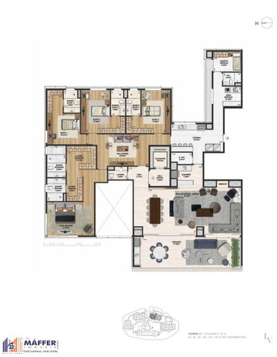 Apartamento, 4 quartos, 328 m² - Foto 5