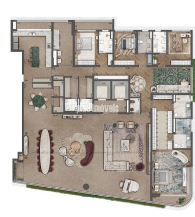 Apartamento, 4 quartos, 493 m² - Foto 3