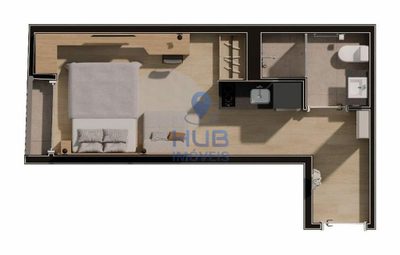 Kitnet-Studio, 23 m² - Foto 3