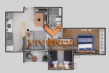 Apartamento, 2 quartos, 52 m² - Foto 2