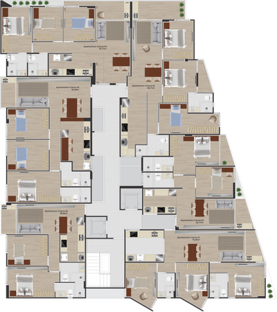 Apartamento, 2 quartos, 58 m² - Foto 3