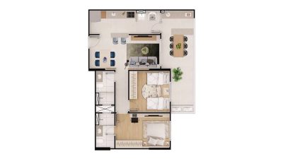Apartamento, 2 quartos, 86 m² - Foto 4
