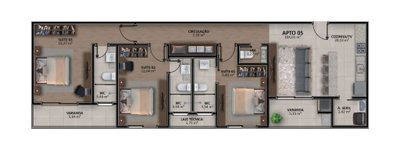 Apartamento, 3 quartos, 104 m² - Foto 4