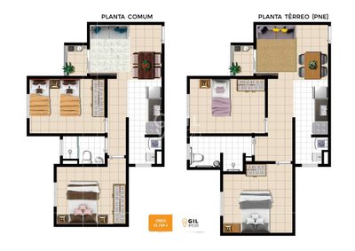 Apartamento, 2 quartos, 50 m² - Foto 4