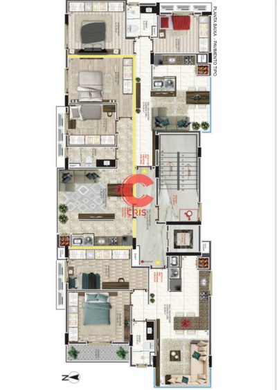 Apartamento, 2 quartos, 66 m² - Foto 3