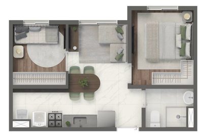 Apartamento, 1 quarto, 24 m² - Foto 4