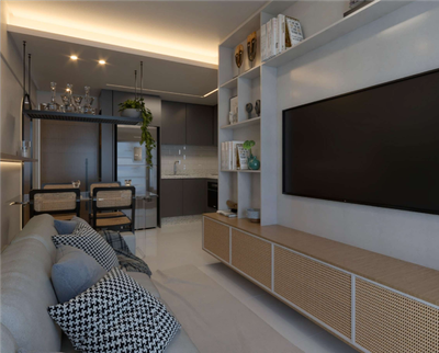 Apartamento, 2 quartos, 46 m² - Foto 3
