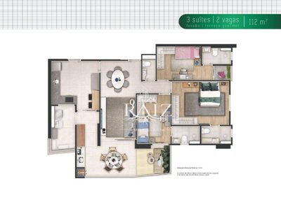 Apartamento, 3 quartos, 112 m² - Foto 1
