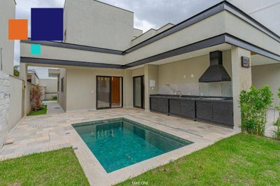 Casa de Condomínio, 3 quartos - Foto 1