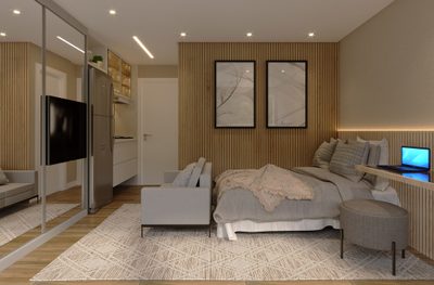Apartamento, 1 quarto, 16 m² - Foto 4