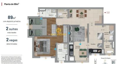 Apartamento, 2 quartos, 89 m² - Foto 4