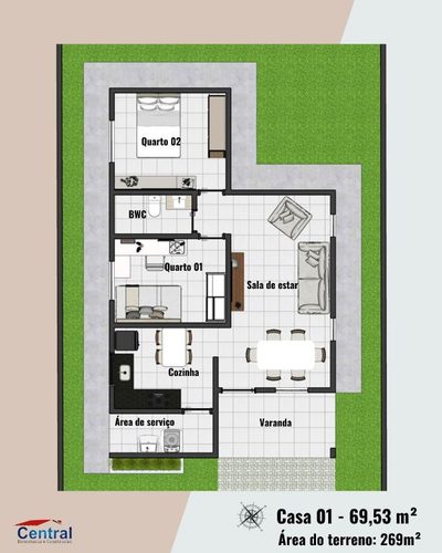 Casa, 2 quartos - Foto 5