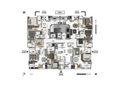 Apartamento, 2 quartos, 67 m² - Foto 3