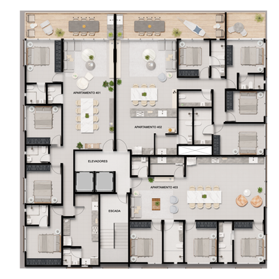 Apartamento, 4 quartos, 161 m² - Foto 3