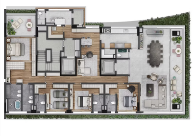 Cobertura, 4 quartos, 552 m² - Foto 5