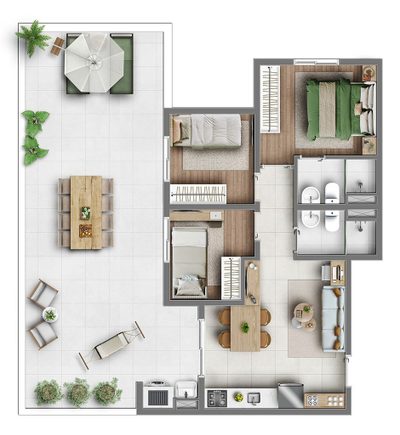 Apartamento, 2 quartos, 41 m² - Foto 5